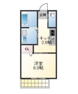 SKハイツ【1階】の間取り