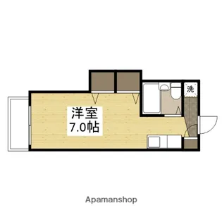 ジュネス野里【102号室】の間取り