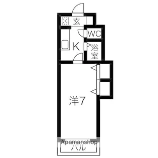ジュネス野里【506号室】の間取り