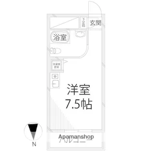 ラ・パルフェ・ド・アフェール【901号室】の間取り