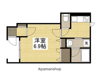 ソラーレ神屋町【102号室】の間取り