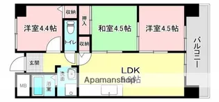 メゾン・ド・アルシュ【605号室】の間取り
