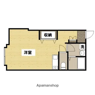 ハッピービル【202号室】の間取り