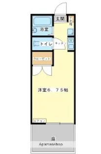 ハミング玉手【202号室】の間取り