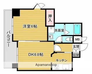 クリーンピア南大路時計台【301号室】の間取り
