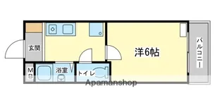 アートハイツ田寺【205号室】の間取り