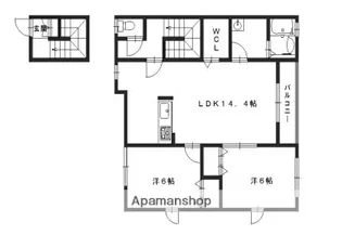 インパルス B【202号室】の間取り