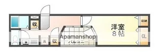 イスズベル八代【212号室】の間取り
