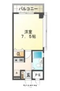 ベルトピア姫路Ⅰ【6階】の間取り