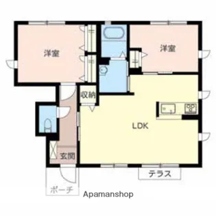 シャーメゾン桜 B【101号室】の間取り