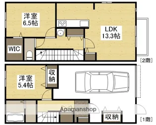 兵庫県姫路市井ノ口【テラスハウス】の間取り