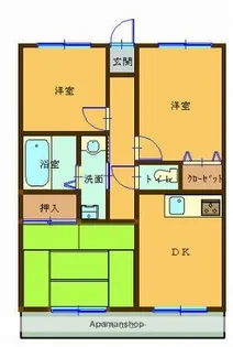 蒲田ハイツ【202号室】の間取り