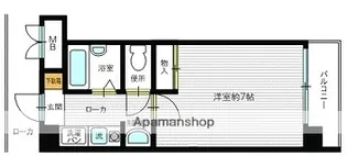 リバーパーク北条【102号室】の間取り