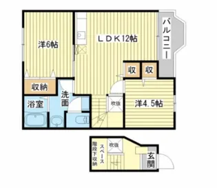 バーリーグリフィンFI【202号室】の間取り