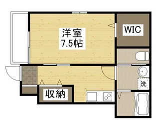 MONOCHROME【101・・号室】の間取り