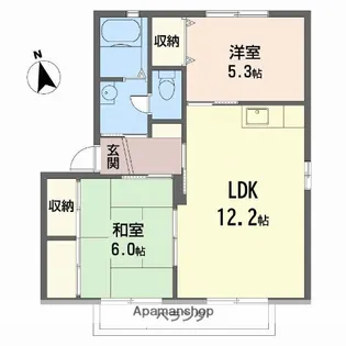 シャーメゾン蒲田 A【2階】の間取り