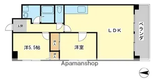 ハイツマエダⅡ【301号室】の間取り