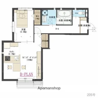 グランディール【2階】の間取り