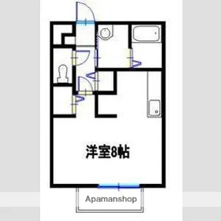 コンフォートテクノⅡ A【102号室】の間取り