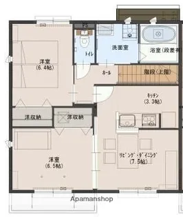 クレセール【2階】の間取り