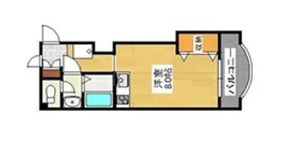 1Rの間取り画像