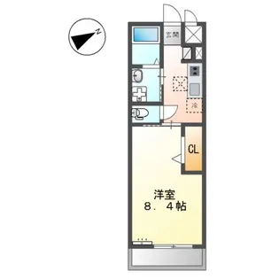 ファルコ土山【1階】の間取り
