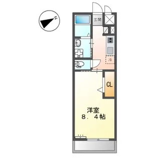 ファルコ土山【2階】の間取り
