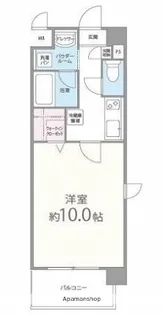 フランディル・オーラ【402号室】の間取り