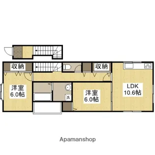 Leo・Takedamachi【2階】の間取り
