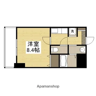トラントメゾン【205号室】の間取り
