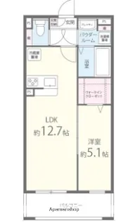 エクレシオ正木【2階】の間取り