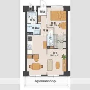 シャトー日東 A【301号室】の間取り