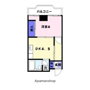 シャトー三和Ⅲ号館【306号室】の間取り