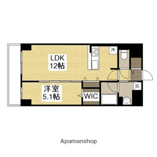 エスペーロたつの町【102号室】の間取り
