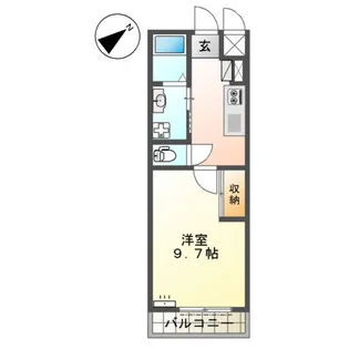 カメリアレジデンスヨコハマ【2階】の間取り