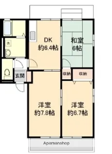 Maison Kurazo【102号室】の間取り