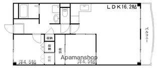 MISTRAL城西Ⅰ【105号室】の間取り