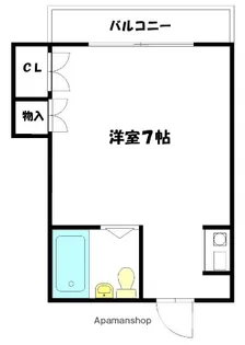 錦アトリオ【108号室】の間取り