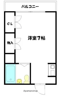 錦アトリオ【212号室】の間取り