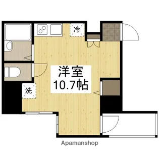 ONELIGHT博労町【601号室】の間取り