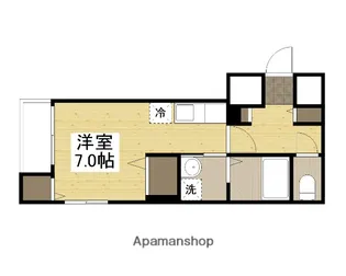 Cleair市役所前【105号室】の間取り