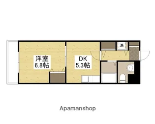 セルジュYS姫路【402号室】の間取り