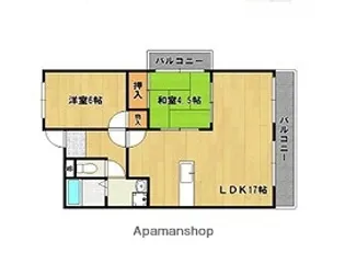 ルークレジデンス姫路Ⅱ【602号室】の間取り