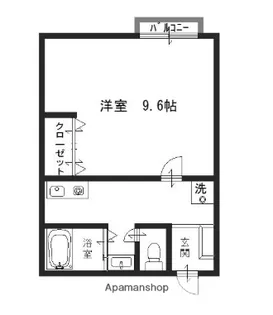 エトランス書写【103号室】の間取り