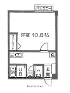 エトランス書写【201号室】の間取り