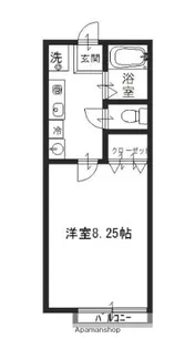 エトランス東洋高前【107号室】の間取り