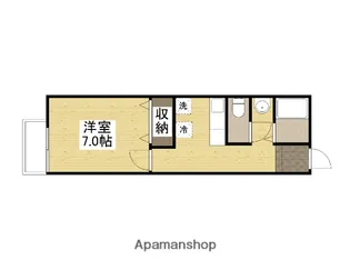 エトランス県大前【104号室】の間取り