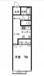 エトランス県大前【103号室】の間取り
