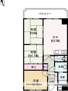 アルコ・ラ・カーサ佃町2【204号室】の間取り