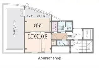 相生アートビル【4F号室】の間取り